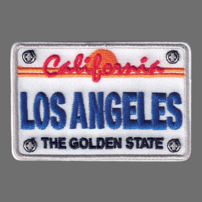 LOS ANGELES License Plate Patch - 4608