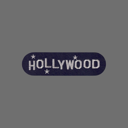 HOLLYWOOD Souvenir Patch Silver - 4656-58M