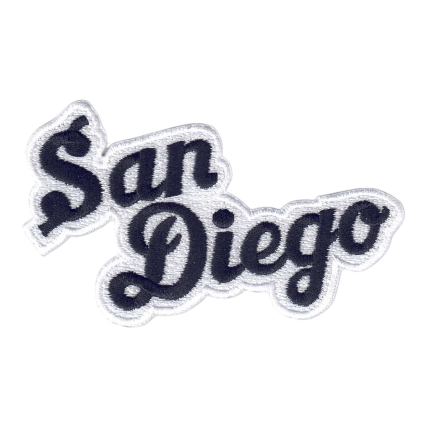 San Diego Script Patch Black - 4702-01/39