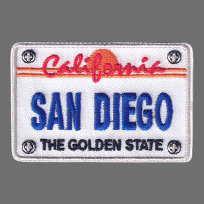 SAN DIEGO License Plate Patch - 4708