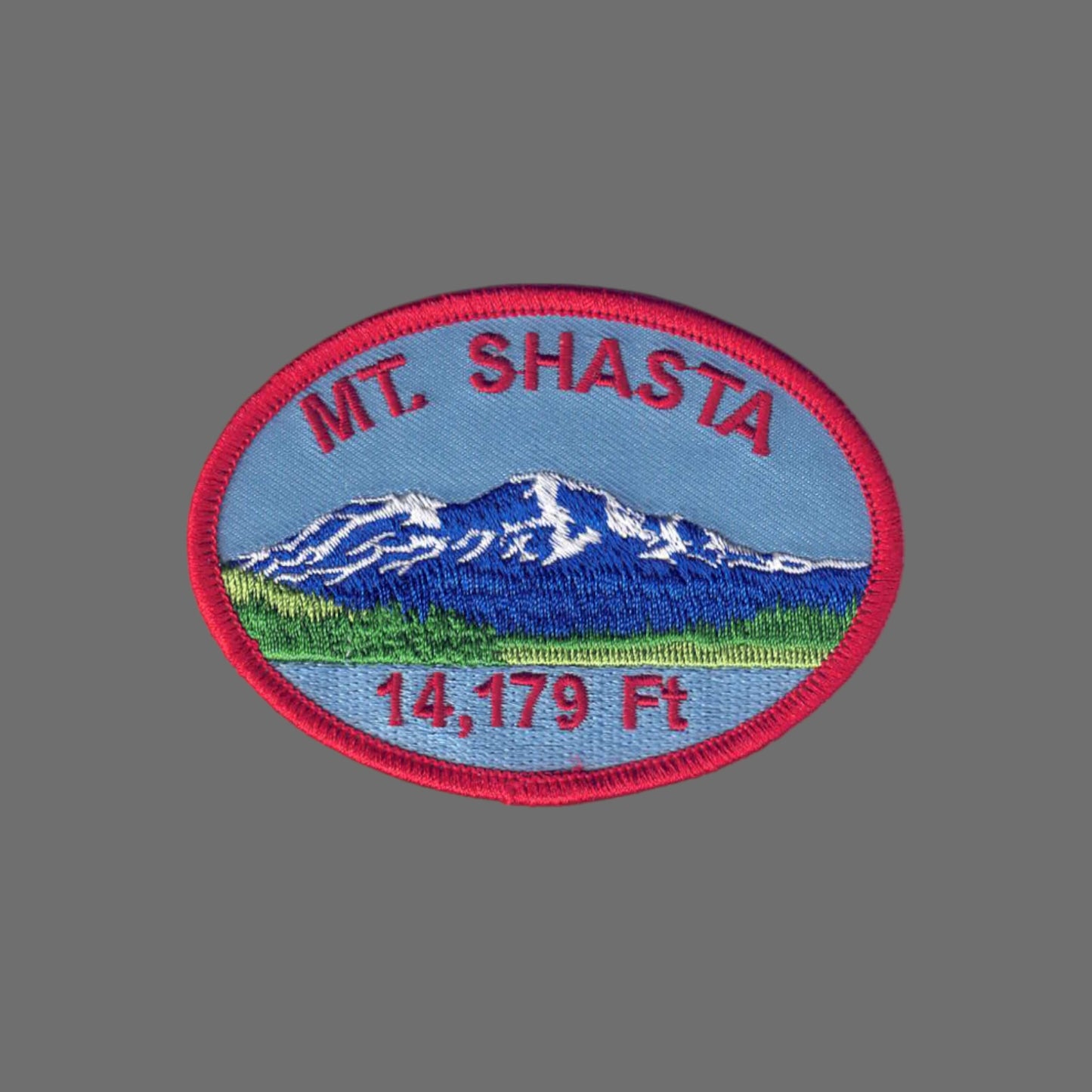 MT. SHASTA Oval Souvenir Patch - 4812