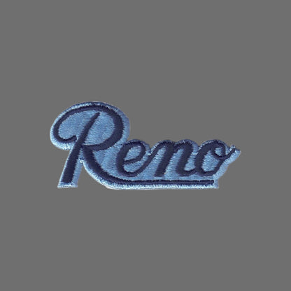 Reno Script Patch Blue on Blue - 5002-08/05