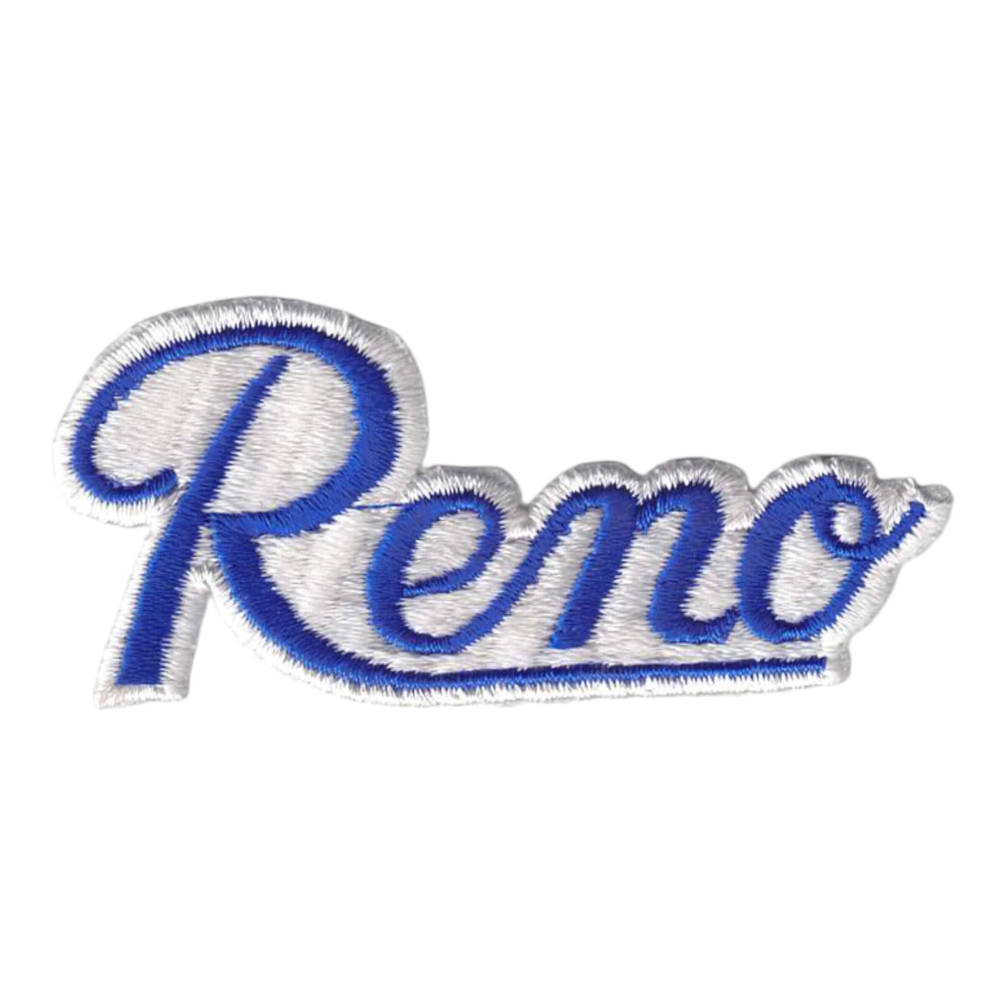 Reno Script Patch Blue on White - 5002-11/39