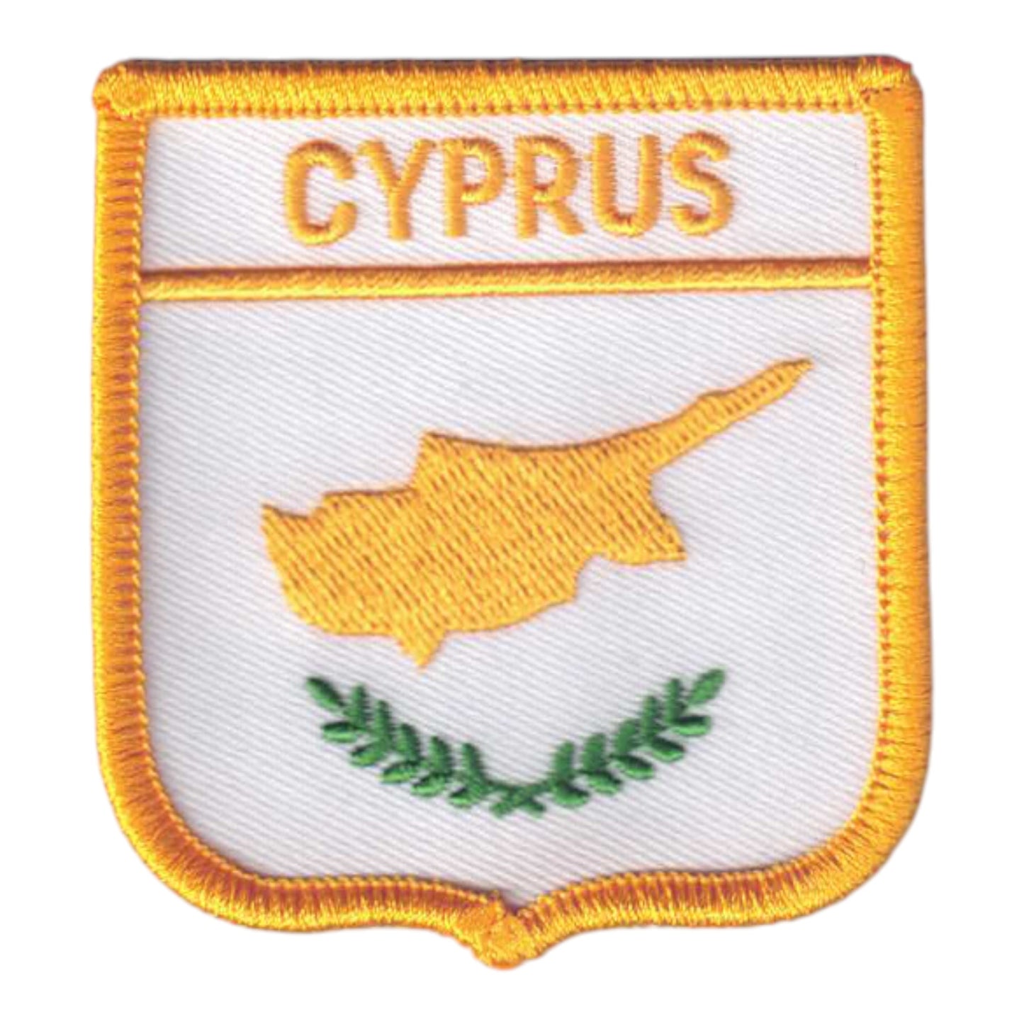CYPRUS Country Flag Shield Patch - 5981
