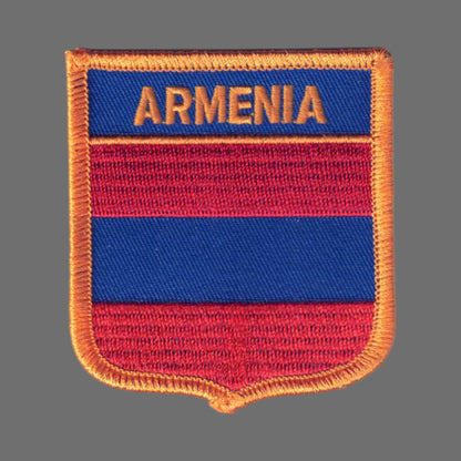 ARMENIA Country Flag Shield Patch - 6021
