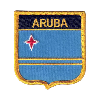 ARUBA Country Flag Shield Patch - 6031