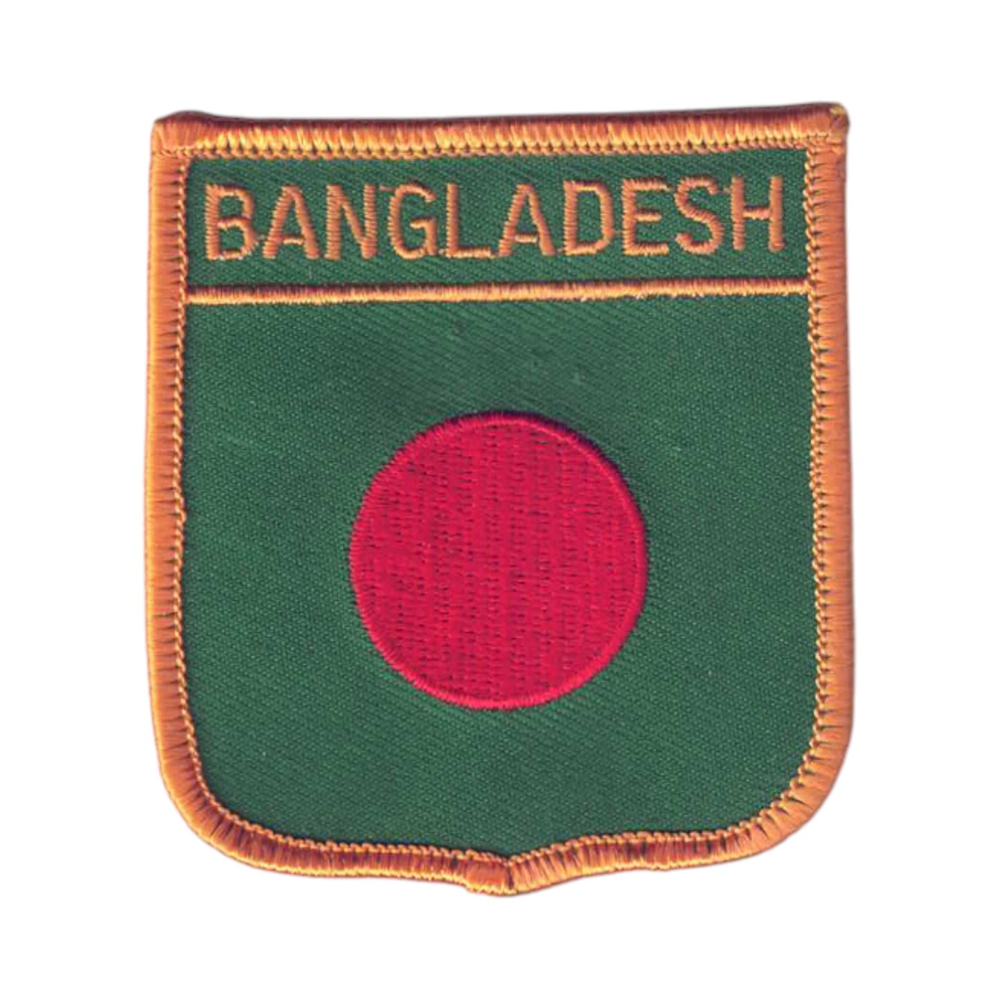BANGLADESH Country Flag Shield Patch - 6063