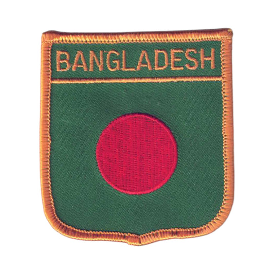 BANGLADESH Country Flag Shield Patch - 6063