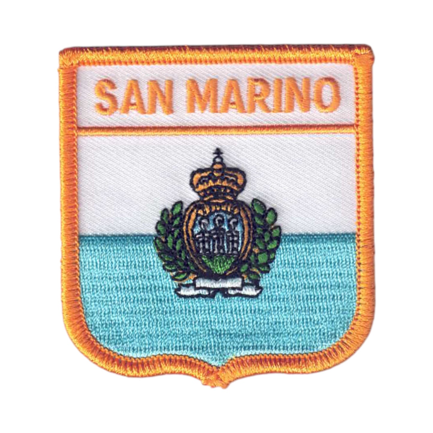 SAN MARINO Country Flag Shield Patch - 6065
