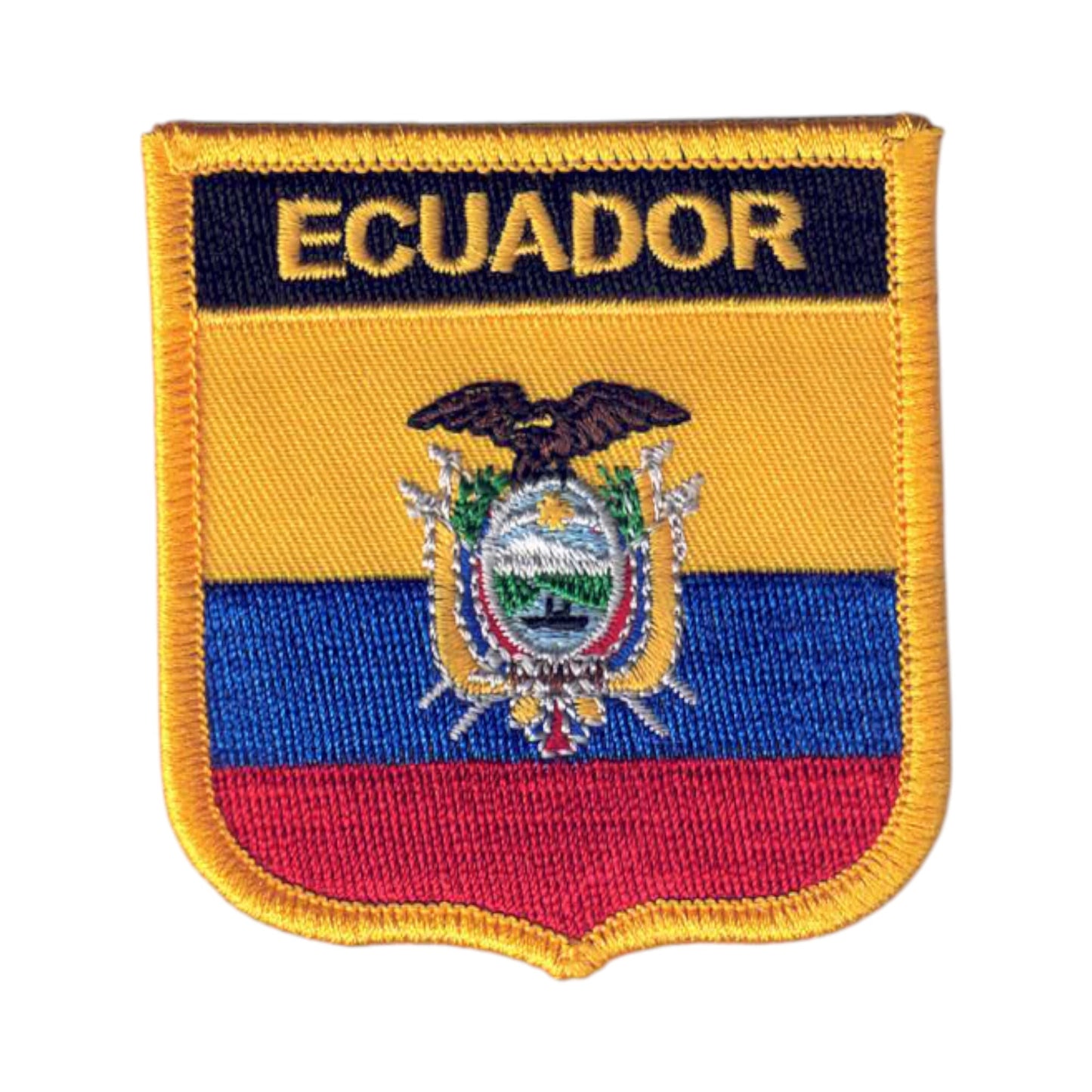 ECUADOR Flag Shield Patch - 6191