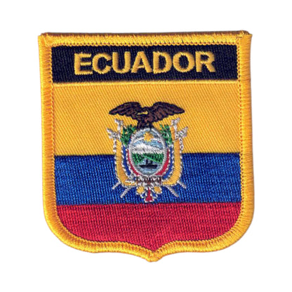 ECUADOR Flag Shield Patch - 6191