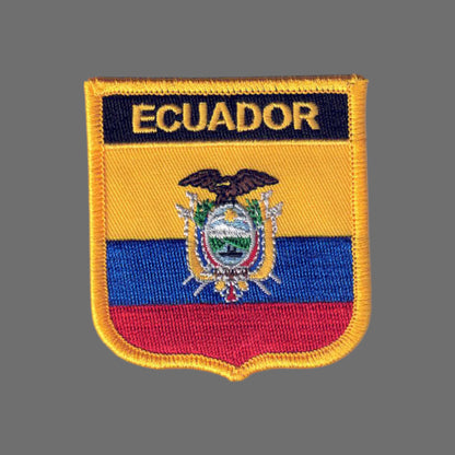 ECUADOR Flag Shield Patch - 6191