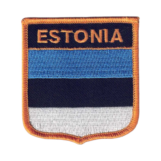 ESTONIA Flag Shield Patch - 6196