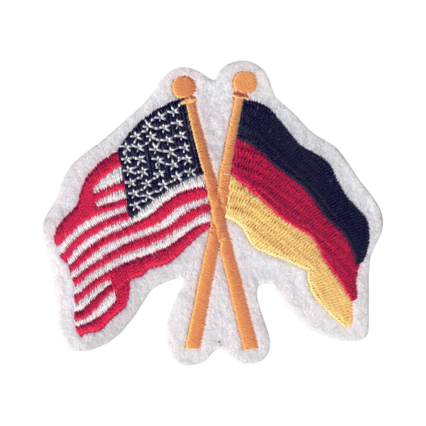 Germany and USA Flags Patch - 6275