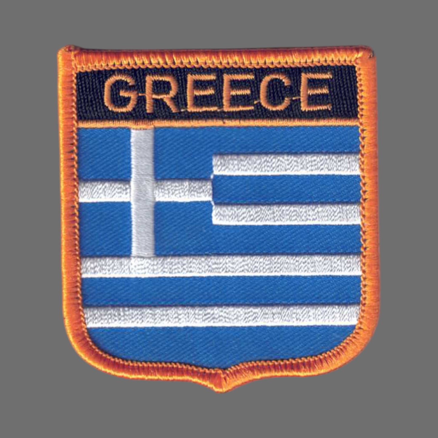 GREECE Flag Shield Patch - 6281