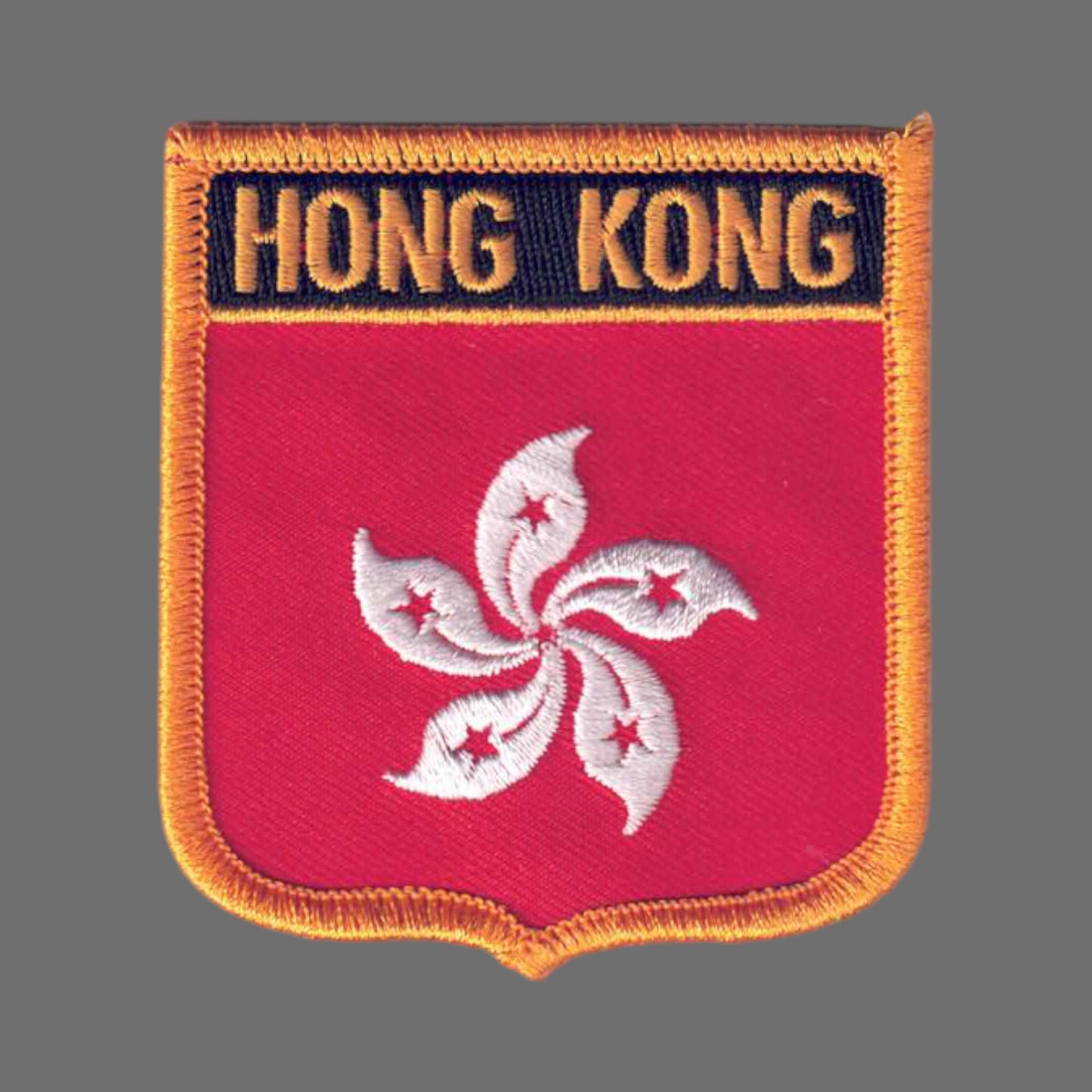 HONG KONG Flag Shield Patch - 6341