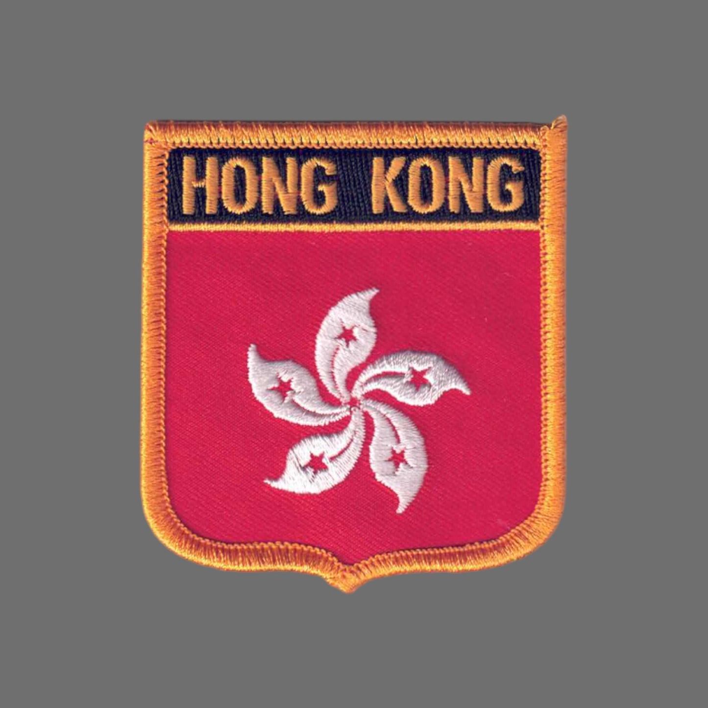 HONG KONG Flag Shield Patch - 6341