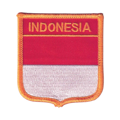 INDONESIA Flag Shield Patch - 6371