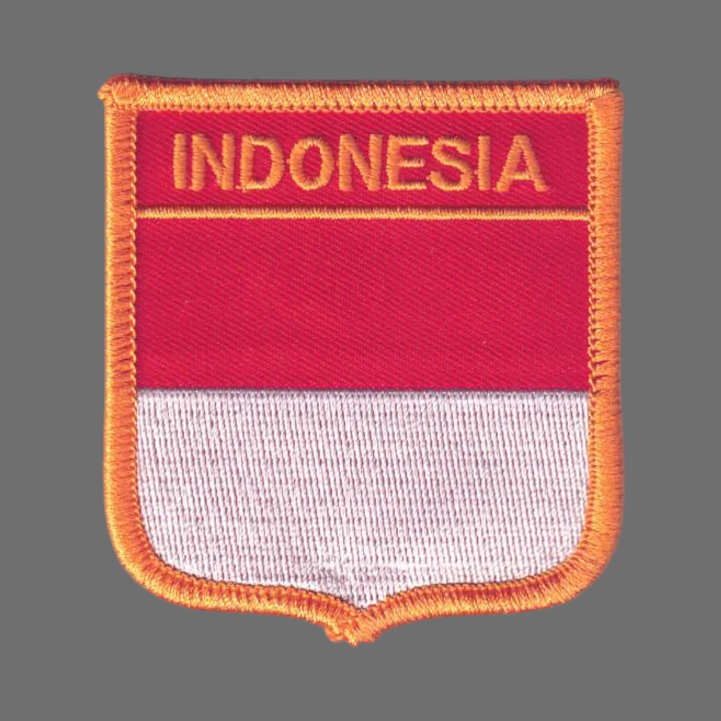 INDONESIA Flag Shield Patch - 6371