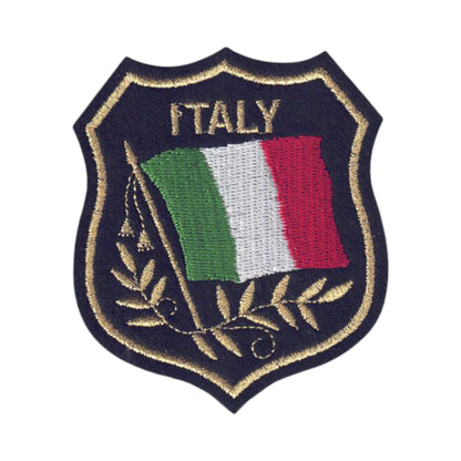 ITALY Mylar Flag Shield Patch - 6422
