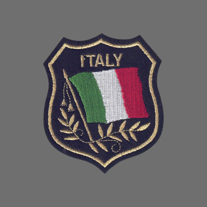 ITALY Mylar Flag Shield Patch - 6422