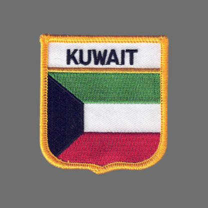 KUWAIT Flag Shield Patch - 6471