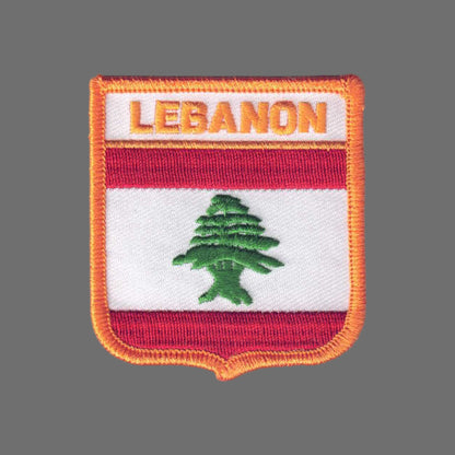 LEBANON Flag Shield Patch -  6481