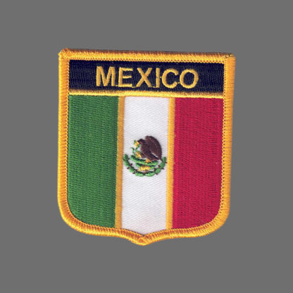 MEXICO Flag Shield Patch - 6491