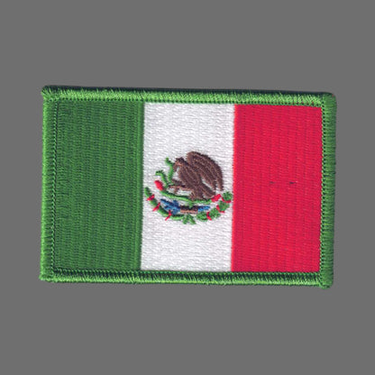 Mexico Flag Patch Rectangle - 6494