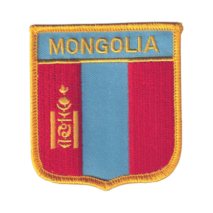 MONGOLIA Flag Shield Patch - 6499