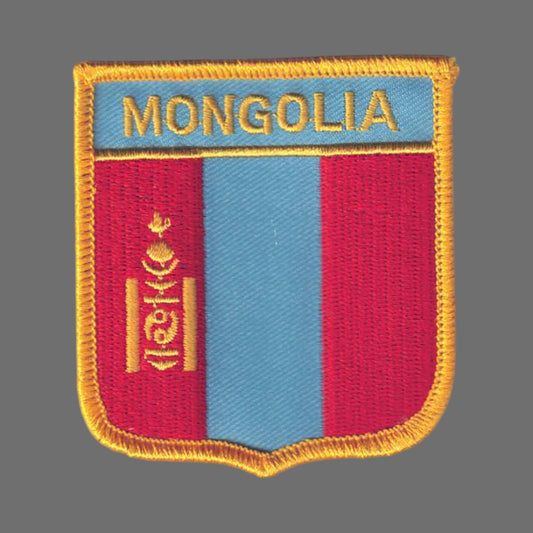 MONGOLIA Flag Shield Patch - 6499