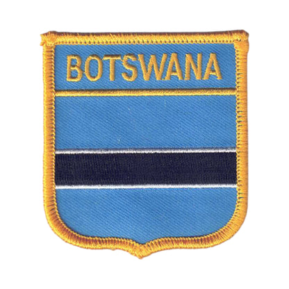BOTSWANA Flag Shield Patch - 6598