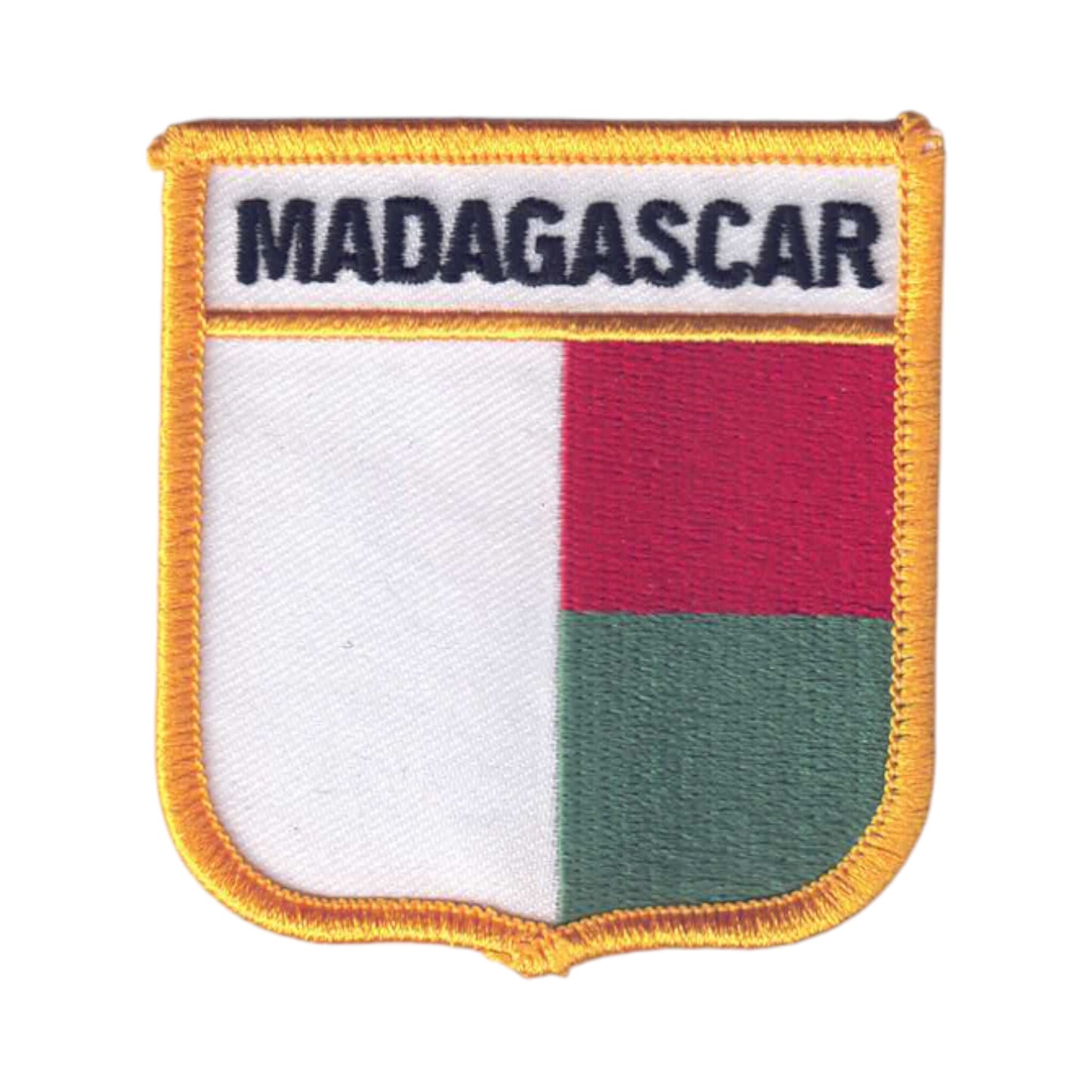 MADAGASCAR Flag Shield Patch - 6630