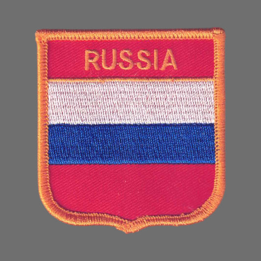 RUSSIA Flag Shield Patch - 6651