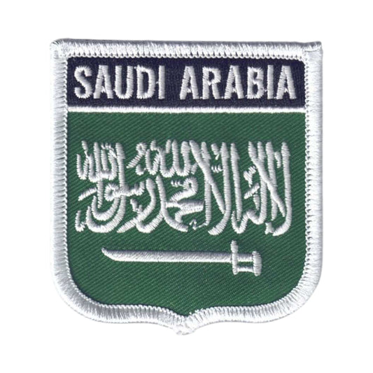 SAUDI ARABIA Flag Shield Patch - 6661