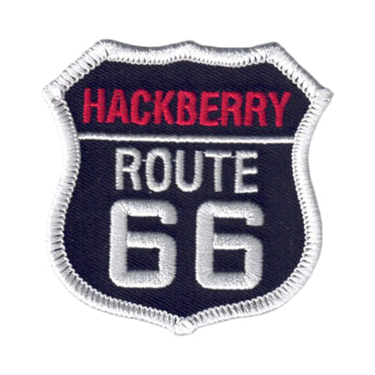 Hackberry ROUTE 66 Black Souvenir Patch - 66Hackberry
