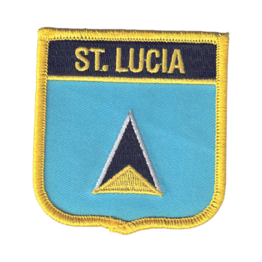 ST. LUCIA Flag Shield Patch - 6721