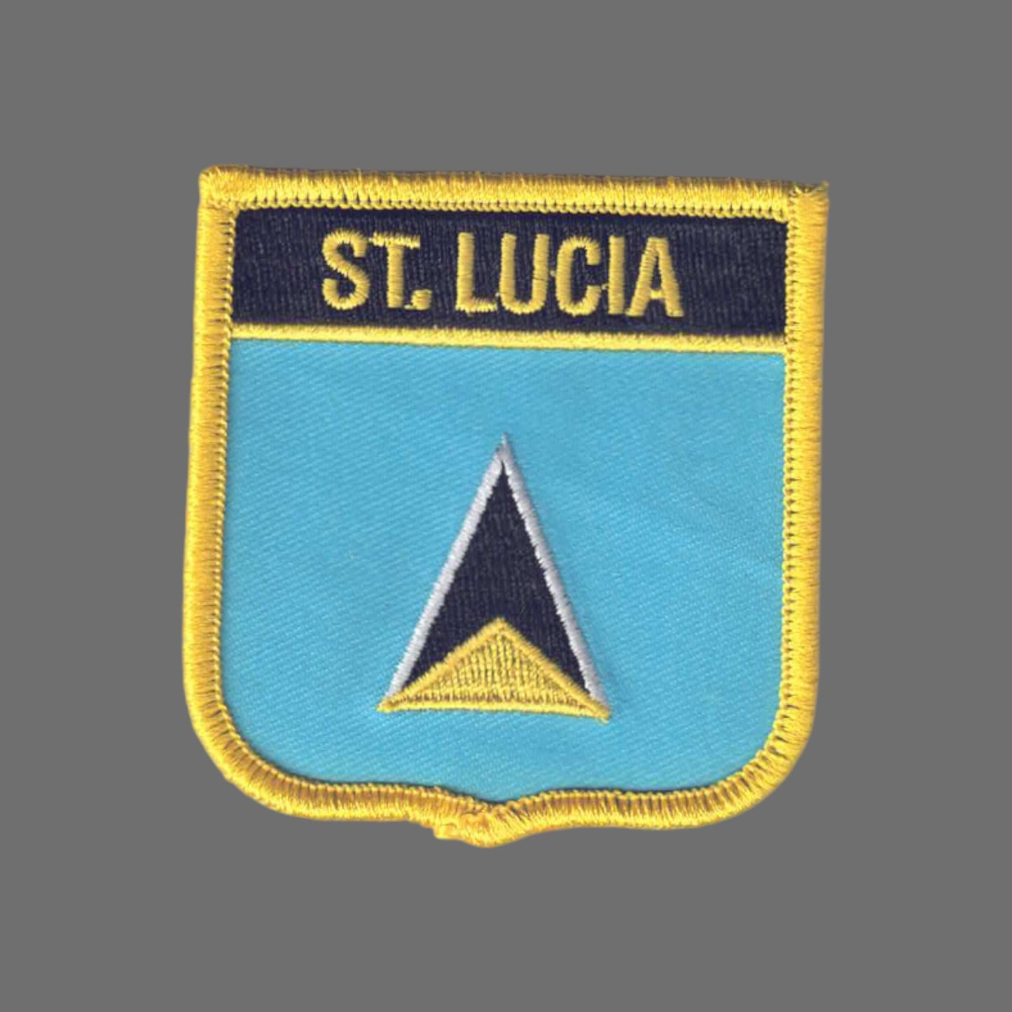 ST. LUCIA Flag Shield Patch - 6721