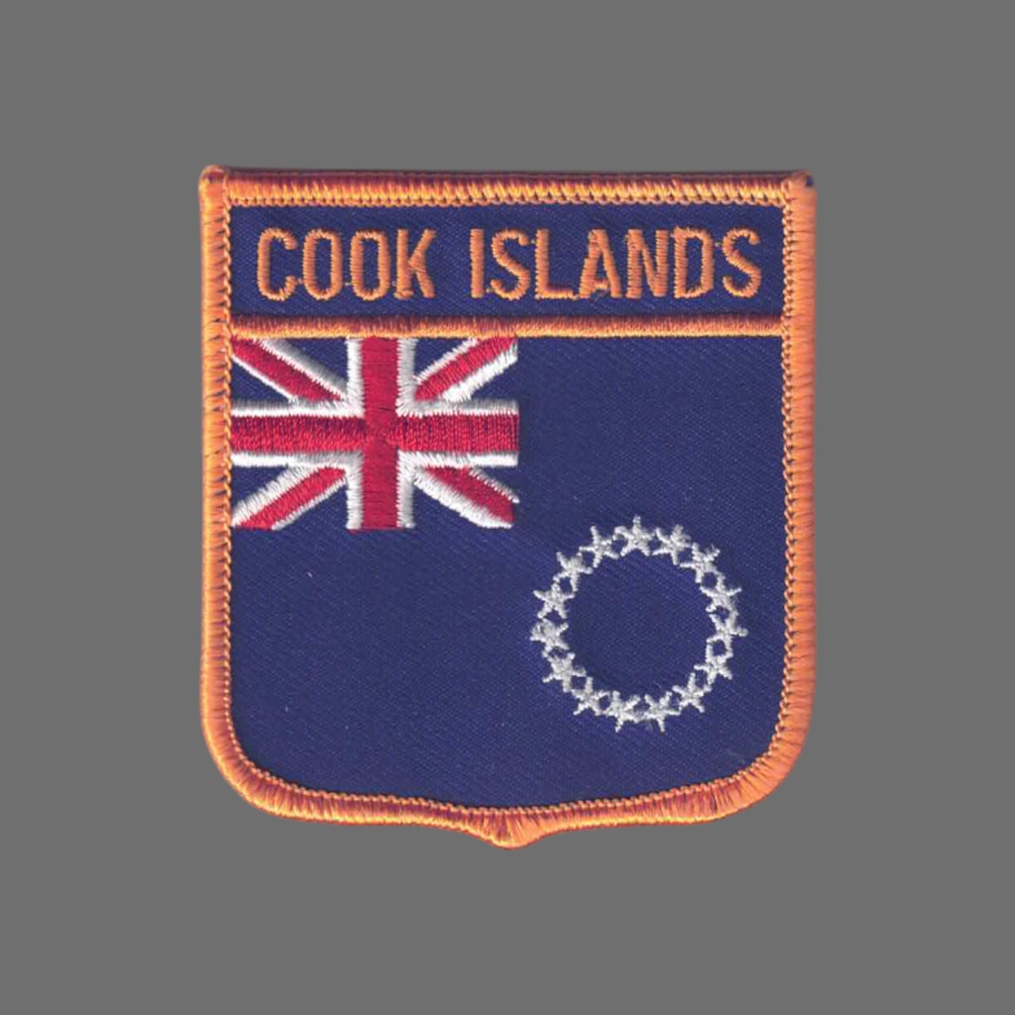 COOK ISLANDS Flag Shield Patch - 6743