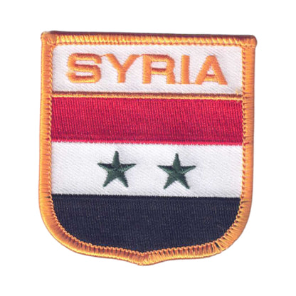 SYRIA Flag Shield Patch - 6761