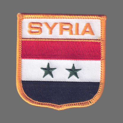 SYRIA Flag Shield Patch - 6761