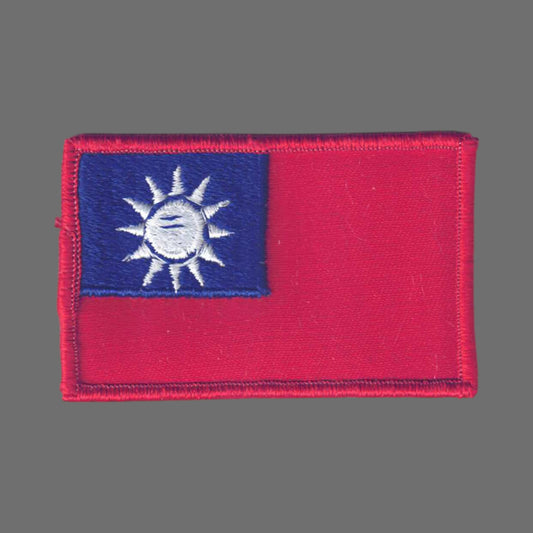 VINTAGE TAIWAN Flag Patch - 6774