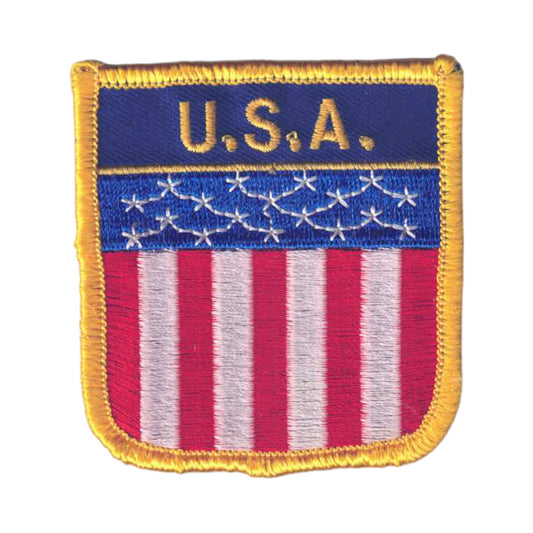 USA Flag Shield Patch - 6821