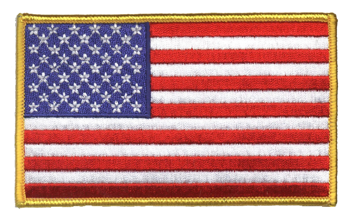 US flag  embroidered patch for souvenir or uniform