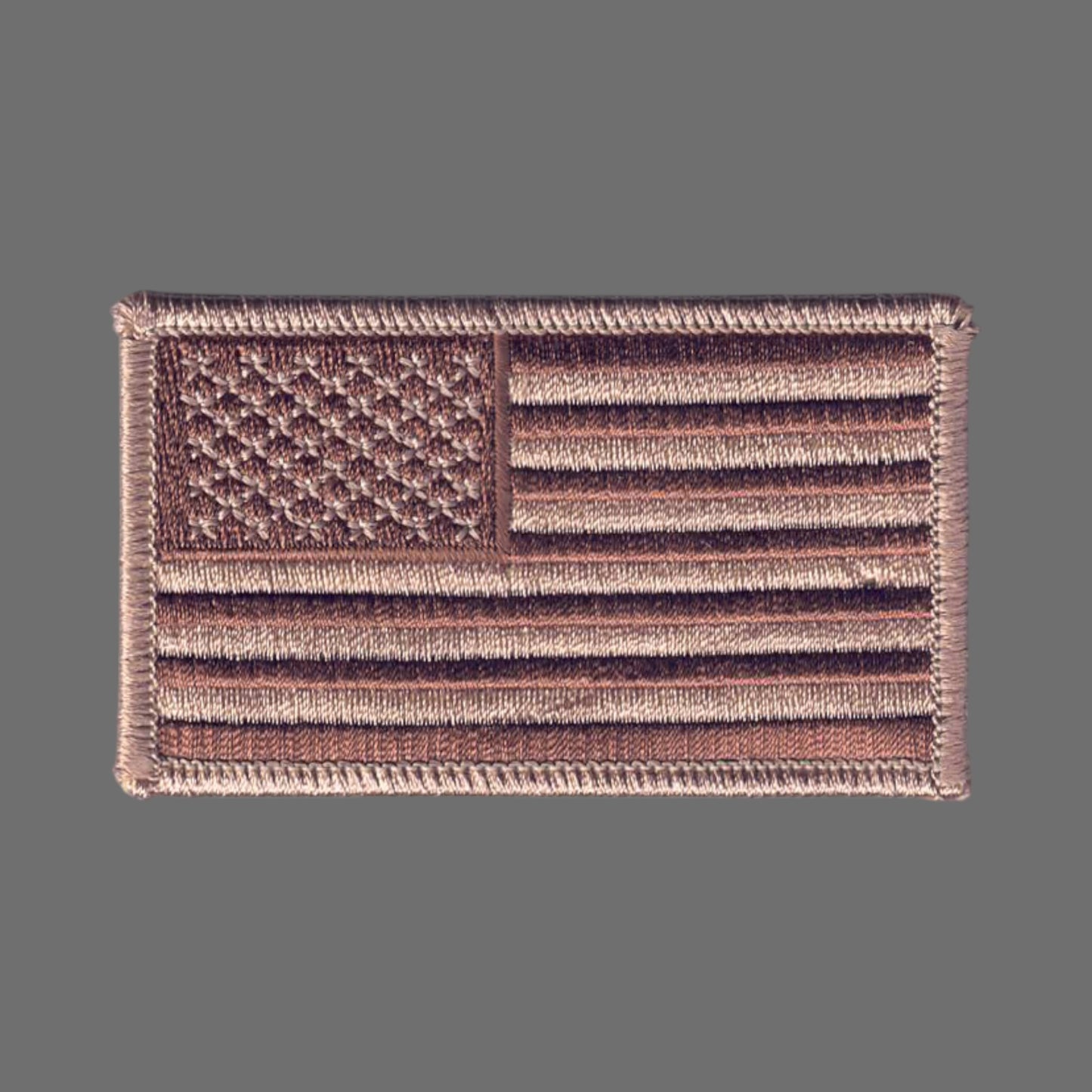 USA Flag Brown Patch - 6834-DESERT