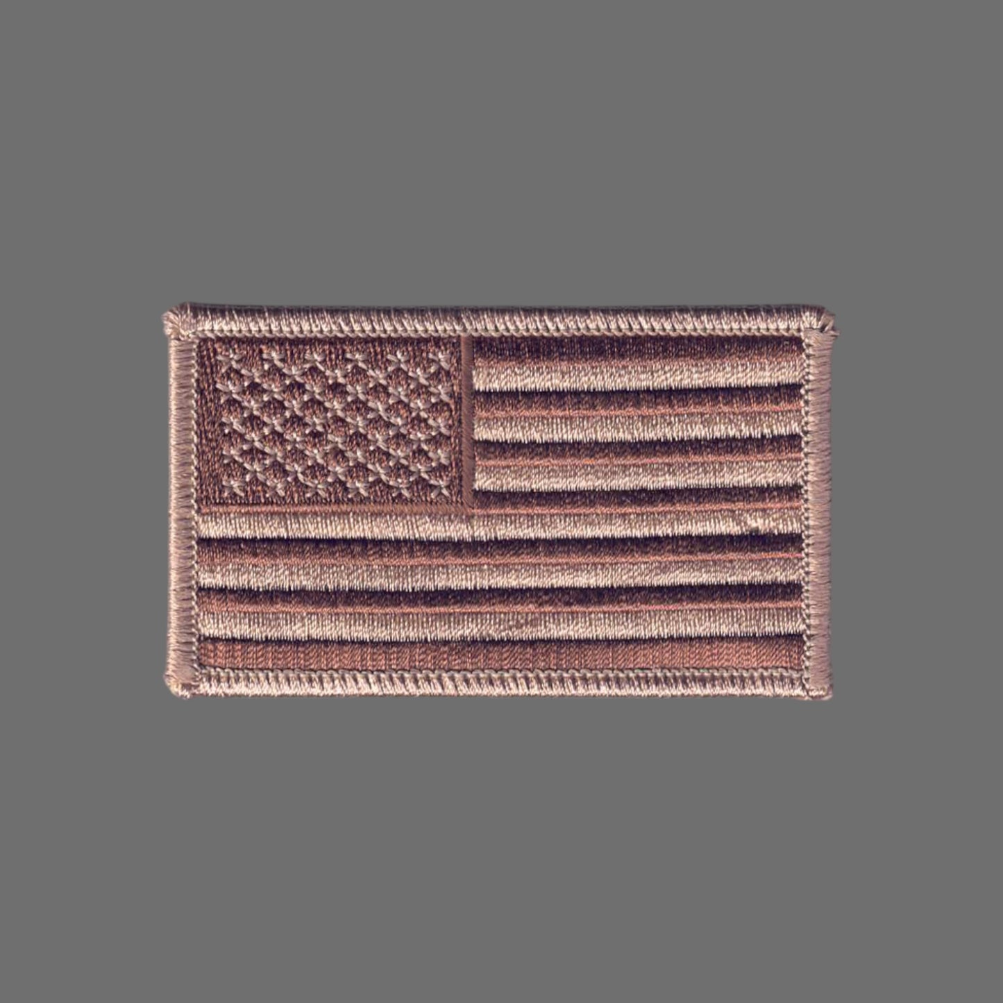 USA Flag Brown Patch - 6834-DESERT