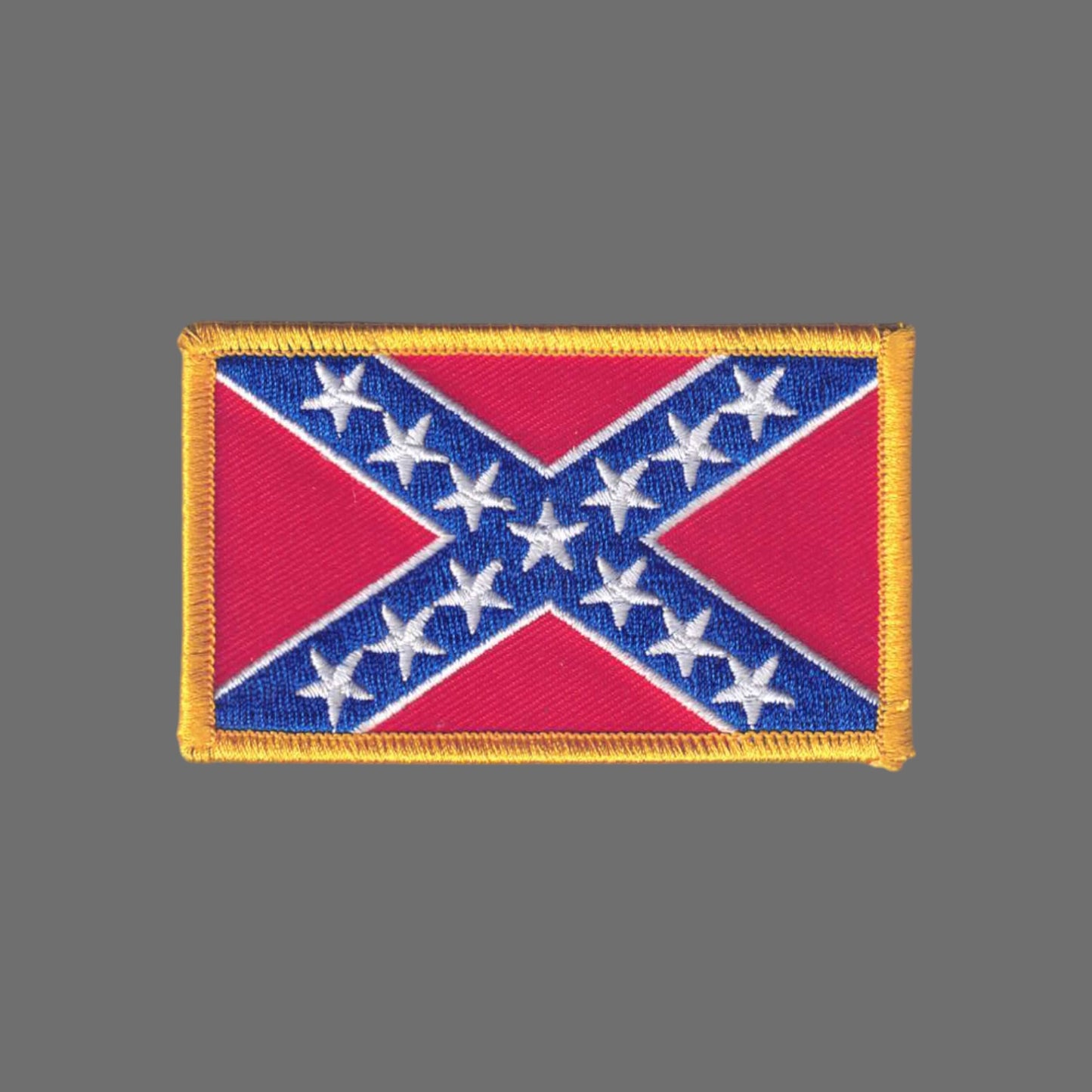 Rebel Confederate Flag Historical Patch - 6854