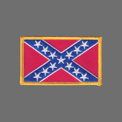 Rebel Confederate Flag Historical Patch - 6854