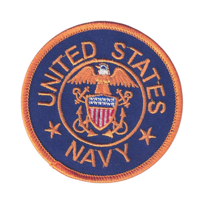 UNITED STATES NAVY on Blue Twill Patch - 6862