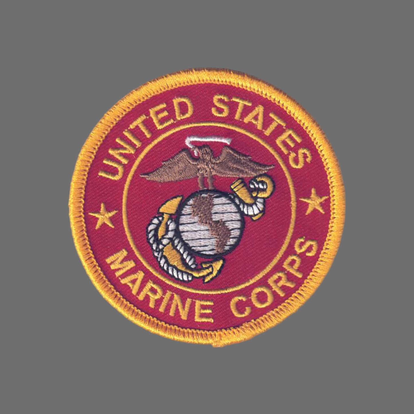 US MARINES on Red Twill Patch - 6863-36